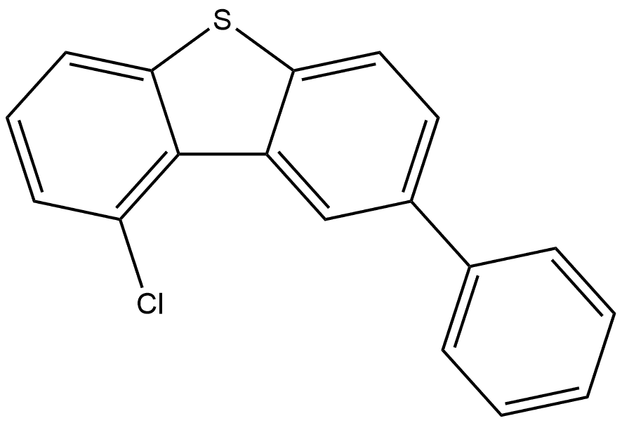 1-Chloro-8-phenyldibenzothiophene Structure