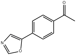 1-[4-(1,3-oxazol-5-yl)phenyl]ethan-1-one Structure