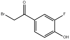 2-bromo-1-(3-fluoro-4-hydroxyphenyl)ethan-1-one Structure