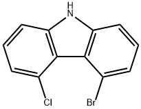 9H-Carbazole, 4-bromo-5-chloro- Structure