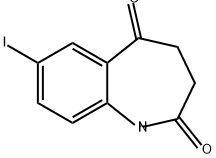 1H-1-Benzazepine-2,5-dione, 3,4-dihydro-7-iodo- Structure