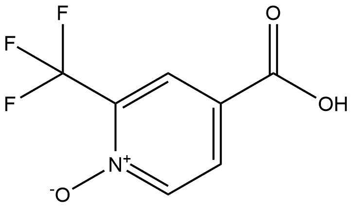 1-Oxy-2-trifluoromethyl-isonicotinic acid Structure