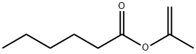 Hexanoic acid, 1-methylethenyl ester Structure