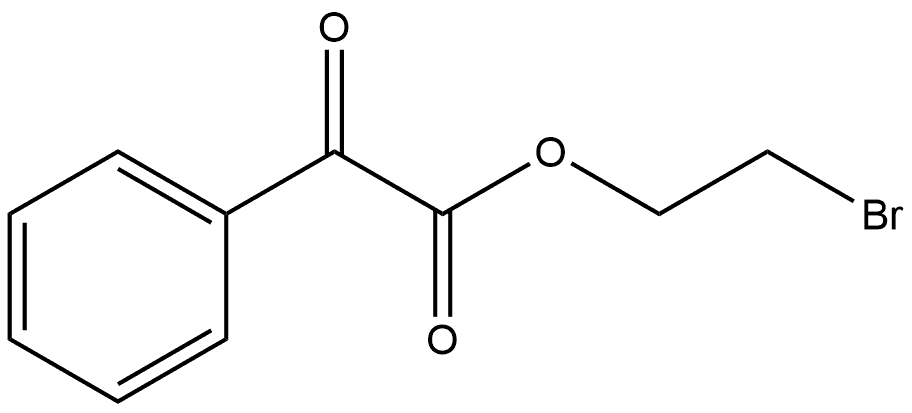 Benzeneacetic acid, α-oxo-, 2-bromoethyl ester Structure