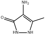 3H-Pyrazol-3-one, 4-amino-1,2-dihydro-5-methyl- Structure