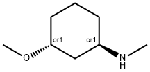 trans-(3-Methoxy-cyclohexyl)-methyl-amine Structure