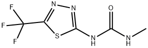 Urea, N-methyl-N'-[5-(trifluoromethyl)-1,3,4-thiadiazol-2-yl]- Structure