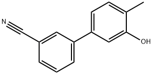 5-(3-Cyanophenyl)-2-methylphenol Structure