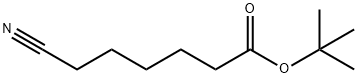 Hexanoic acid, 6-cyano-, 1,1-dimethylethyl ester 구조식 이미지