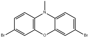 10H-Phenoxazine, 3,7-dibromo-10-methyl- Structure