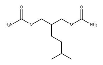 1,3-Propanediol, 2-isopentyl-, dicarbamate (8CI) Structure