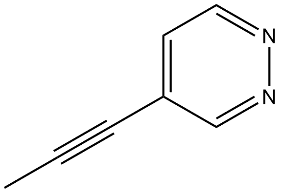 4-Prop-1-ynyl-pyridazine Structure