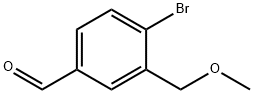 Benzaldehyde, 4-bromo-3-(methoxymethyl)- Structure