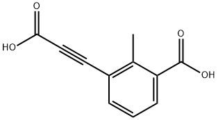 3-(2-Carboxyethynyl)-2-methylbenzoic acid Structure