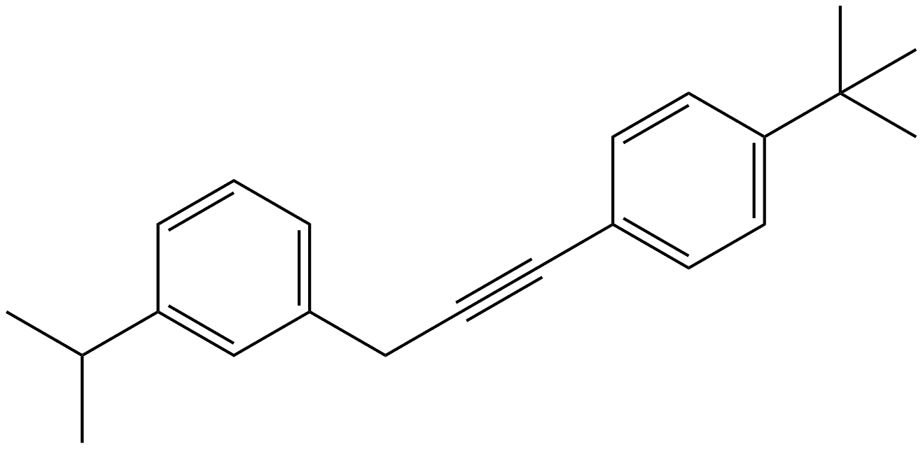 1-[3-[4-(1,1-Dimethylethyl)phenyl]-2-propyn-1-yl]-3-(1-methylethyl)benzene Structure