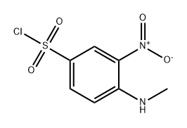 Benzenesulfonyl chloride, 4-(methylamino)-3-nitro- Structure