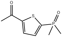 Ethanone, 1-[5-(dimethylphosphinyl)-2-thienyl]- Structure