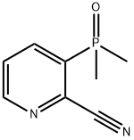 2-Pyridinecarbonitrile, 3-(dimethylphosphinyl)- Structure