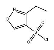 4-Isoxazolesulfonyl chloride, 3-ethyl- Structure