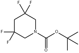 3,3,5,5-Tetrafluoro-piperidine-1-carboxylic acid tert-butyl ester Structure