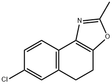 7-Chloro-2-methyl-4,5-dihydro-naphtho[1,2-d]oxazole Structure