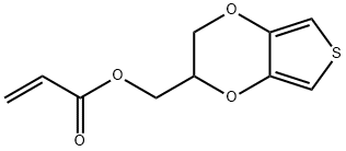 2-Propenoic acid, (2,3-dihydrothieno[3,4-b]-1,4-dioxin-2-yl)methyl ester Structure