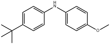 Benzenamine, 4-(1,1-dimethylethyl)-N-(4-methoxyphenyl)- Structure