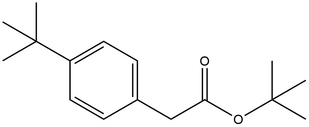 1,1-Dimethylethyl 4-(1,1-dimethylethyl)benzeneacetate Structure