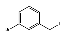 Benzene, 1-bromo-3-(iodomethyl)- Structure