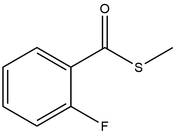 S-Methyl 2-fluorobenzenecarbothioate Structure