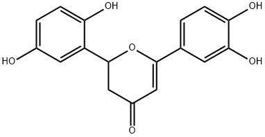 4H-Pyran-4-one, 2-(2,5-dihydroxyphenyl)-6-(3,4-dihydroxyphenyl)-2,3-dihydro- Structure