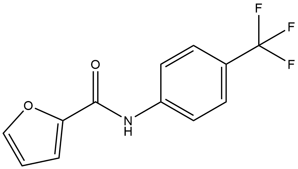 N-[4-(Trifluoromethyl)phenyl]-2-furancarboxamide Structure