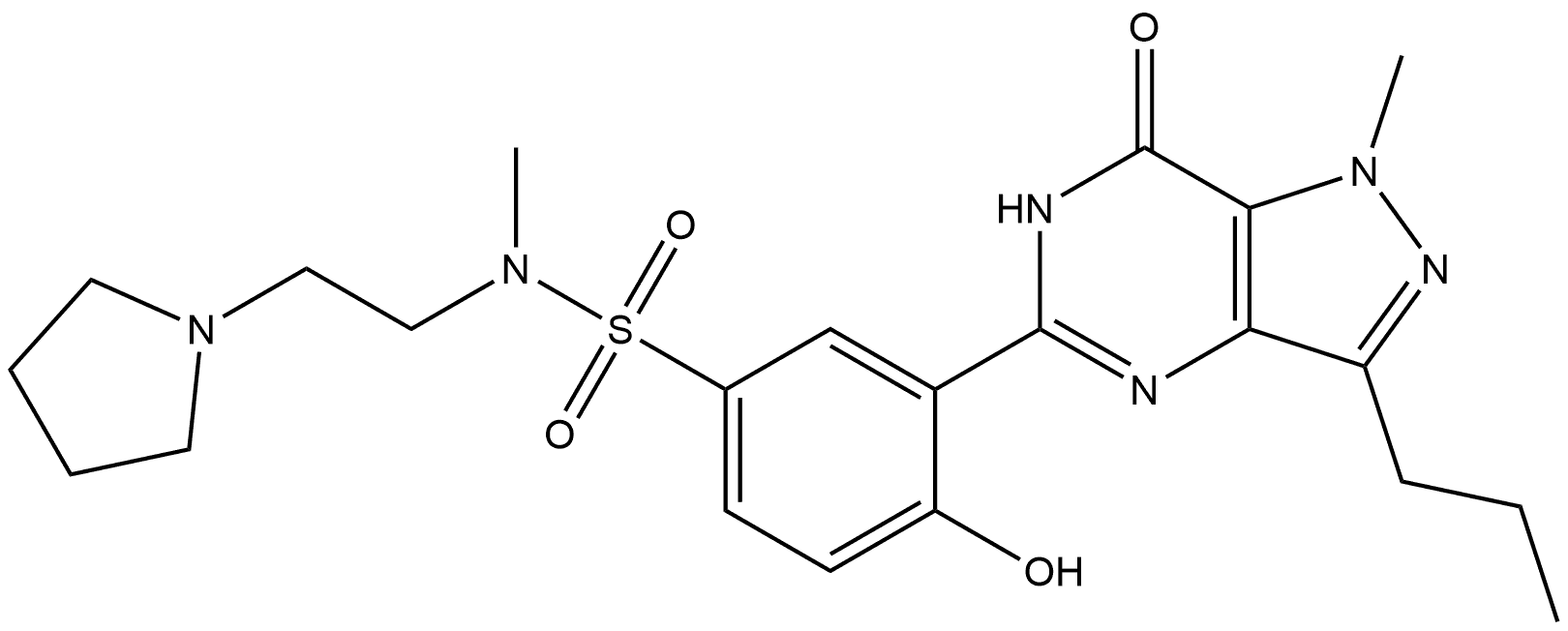 Udenafil Impurity 5 Structure