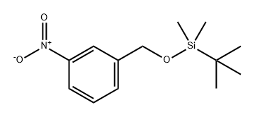 Benzene, 1-[[[(1,1-dimethylethyl)dimethylsilyl]oxy]methyl]-3-nitro- Structure