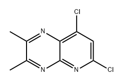 Pyrido[2,3-b]pyrazine, 6,8-dichloro-2,3-dimethyl- Structure