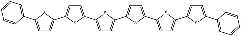 2,2':5',2'':5'',2''':5''',2'''':5'''',2'''''-Sexithiophene, 5,5'''''-diphenyl- Structure