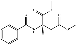D-Aspartic acid, N-benzoyl-2-methyl-, dimethyl ester (9CI) 구조식 이미지