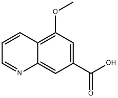 7-Quinolinecarboxylic acid, 5-methoxy- Structure