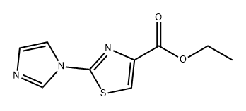 4-Thiazolecarboxylic acid, 2-(1H-imidazol-1-yl)-, ethyl ester Structure