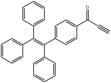 2-Propyn-1-one, 1-[4-(1,2,2-triphenylethenyl)phenyl]- Structure