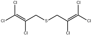 1-Propene, 1,1,2-trichloro-3-[(2,3,3-trichloro-2-propen-1-yl)thio]- Structure