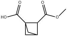 Bicyclo[1.1.1]pentane-1,2-dicarboxylic acid, 2-methyl ester Structure