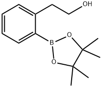 Benzeneethanol, 2-(4,4,5,5-tetramethyl-1,3,2-dioxaborolan-2-yl)- Structure