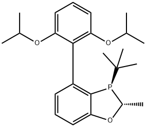 1,?3-?Benzoxaphosphole, 4-?[2,?6-?bis(1-?methylethoxy)?phenyl]?-?3-?(1,?1-?dimethylethyl)?-?2,?3-?dihydro-?2-?methyl-?, (2R,?3R)?- Structure