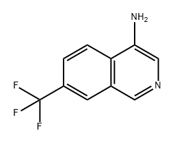 4-Isoquinolinamine, 7-(trifluoromethyl)- Structure