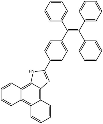 1H-Phenanthro[9,10-d]imidazole, 2-[4-(1,2,2-triphenylethenyl)phenyl]- Structure