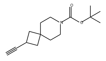 7-Azaspiro[3.5]nonane-7-carboxylic acid, 2-ethynyl-, 1,1-dimethylethyl ester Structure