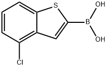 Boronic acid, B-?(4-?chlorobenzo[b]?thien-?2-?yl)?- 구조식 이미지