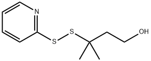 1-Butanol, 3-methyl-3-(2-pyridinyldithio)- Structure