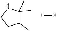 Pyrrolidine, 2,2,3-trimethyl-, hydrochloride (1:1) Structure